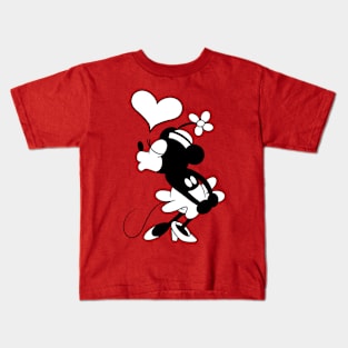 (Couple Shirt) Steamboat Miss Valentine Kids T-Shirt